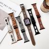 For Apple Watch 10 46mm/Ultra 2/Ultra 49mm/9 8 7 45mm/SE (2023) SE (2022) SE 6 5 4 44mm/3 2 1 42mm PU Leather Mesh Watch Straps