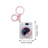 Sound Washing Machine Keychain Funny LED Light Up Keyring Cute Cartoon Bag Pendant  Schoolbag