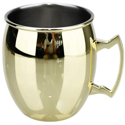 Cocktail Weinglas 550ML Moscow Mule Becher Edelstahl Gehämmert Kupferplattiert Bierbecher Kaffee Barwerkzeuge Trinkgeschirr für Ramadan