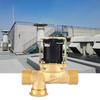 1 2  Brass Electric Solenoid Valve NC Normally Closed Water Inlet Valve (DC12V)