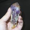 Natural Uruguay Amethyst Backbone Crystal Scepter Wand Single Point Cluster Crystal Wand Home Decoration Mineral Specimen Gift