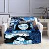 EvaneScence Band Retro Printed Blanket Fashion Warm Blankets Flannel Blanket Bed Linings Home Travel Blankets Birthday Gift