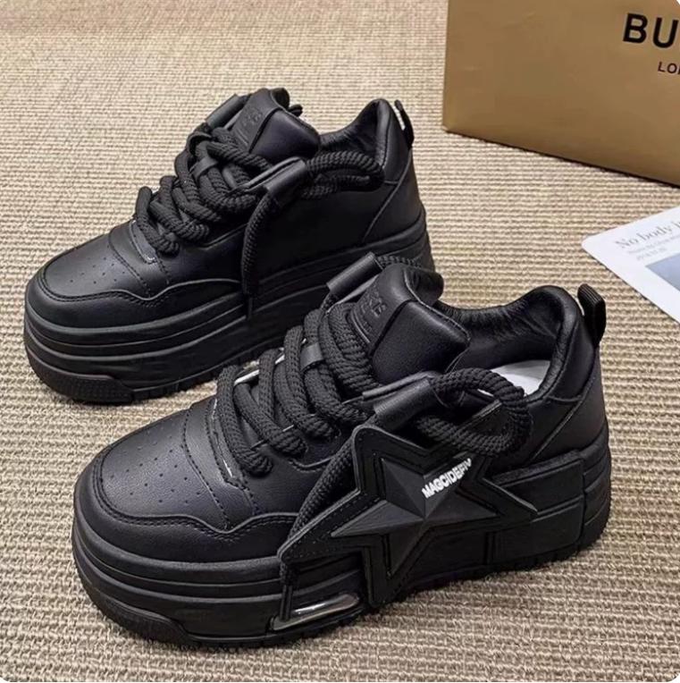 Women Sneakers Platform Casual Sports Shoes Personalized Star Design Vulcanized Shoes Outdoor Running Walking Shoe Female