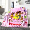 Custom Name Gracie's Corner Theme Printed Blanket - Perfect for Couch, Bed, Travel & Outdoor Use | Machine Washable, Cozy & Durable.