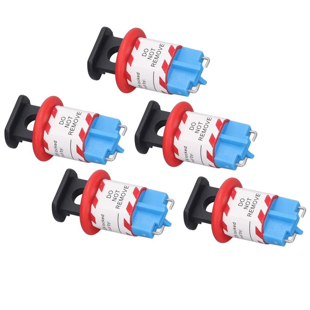 5Pcs Electrical Circuit Breaker Lockout Pin Inward Miniature Insulation Lock for Industrial Power Isolation Area