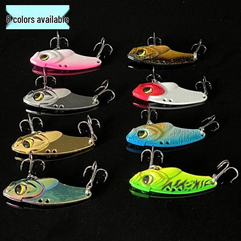 Mehrfarbige Klapperschlangen Bionische VIB Metall Spinner Köder