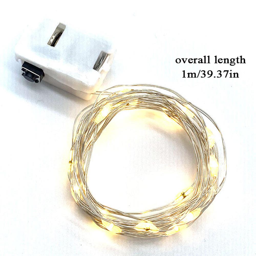 Christmas Decoration LED Ribbon Fairy Lights Christmas Tree Ornaments DIY Bows Light String Party Scene Atmosphere Decor