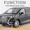 1:24 Denza D9 LM300 Car Model Toy Alloy Diecast Sound Light Pull Back Doors Opened SUV Models Collection Gift for Children