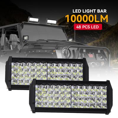Araba Çalışma Işığı LED Offroad 4x4 Spot Işıkları Sis Lambası Diyot Far SUV ATV Traktör Tekne Kamyonlar Ekskavatör Işık Çubuğu 12V