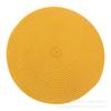 PP material woven placemat round heat insulation mat dining table western food non-slip mat nordic wind fruit plate coffee cup mat