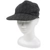 Great DIOR Cap Oblique Leather Baseball Hat Dark Gray Cotton Mens L 933C902H4835 Used