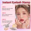 1 Pair of False Eyelash Stamps DIY Eyelash Extensions Under Painting Silicone Template Natural Eyelashes Eye Makeup Tools