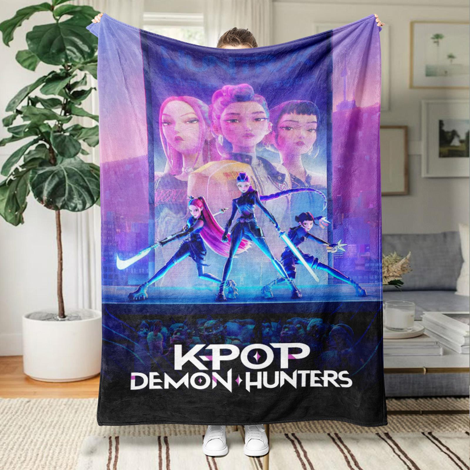 

Плед Cool Girl, Фланелевый плед, Милый узор аниме-девушки, Сражайтесь с дьяволом вместе, Лучший подарок-плед, Правильный размер One Size