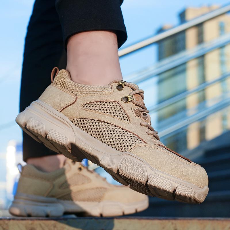 Labor Insurance Shoes Anti-smashing, Stab-proof and Deodorant Workshop Work Shoes Wear-resistant Construction Site Protection Safety Shoes