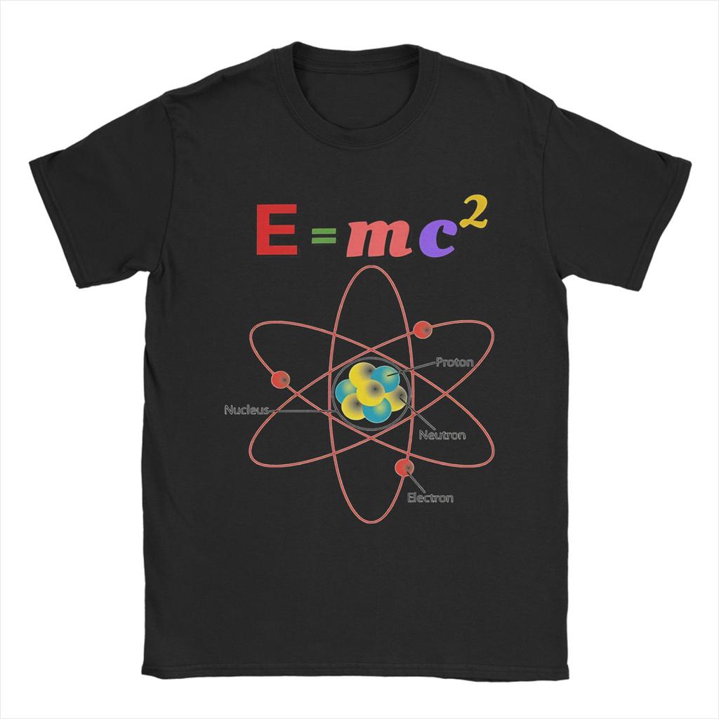 Unisex Unisexs Tshirt Emc2 Energy Coffee Vintage Pure Cotton Tee Shirt Short Sleeve Nerd T Shirt Round Collar Clothing Party