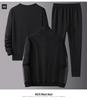 Men's Loose Fit Fleece-Lined Sports Suit - Spring/Autumn Dad's Casual Jacket & Three-Piece Set for Middle-aged & Elderly
