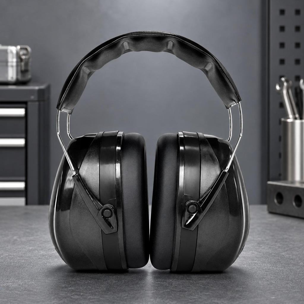 Passive Hearing Protection Earmuff ABS Shell over-the-Head Earmuffs Long-Lasting