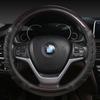 LS AUTO Steering Wheel Cover 38CM 15'' Braid On Steering Wheel Car Styling Universal Carbon Fiber Steering Wheel