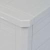 vidaXL Garden Storage Box, 280L, Light Gray