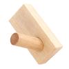 Wood Wall Hook Orderly Storage Smoother Surfaces Beautiful Practical Coat Hooks for Living Room Bedroom Kitchen
