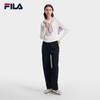 Fila Women's Slim Fit Long Sleeve Henley Top