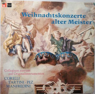 LP Record COLLEGIUM AUREUM, ARCANGELO CORELLI - Weihnachtskonzerte Alter Meister 2003166 BASF, Deutsche  Europe Classical Used