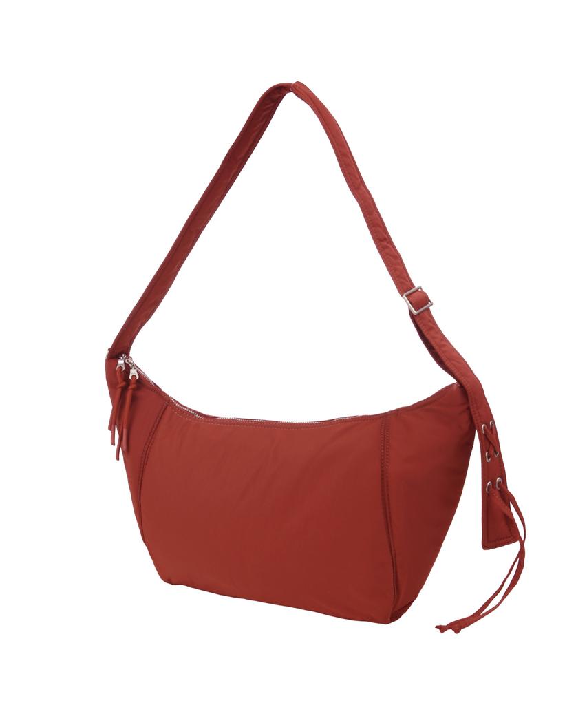 Vlot Eyelet Strap Hobo Bag [Red]