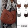 Bo Ling'en Cowhide Knitted Crossbody Shoulder Bag - High-End Women's Underarm Niche Design Handbag