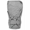 Swivel Chair Cover Light Gray Velvet