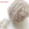 Hand-mixed Mink Fleece Yarn Long Hair Imitation Mink Yarn Soft Fine Wool Yarn  For Hand Crochet