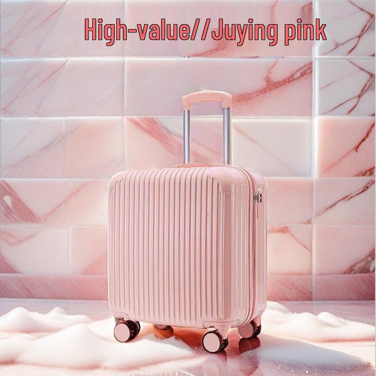 

Легкий кожаный чемодан для ручной клади 18 дюймов с универсальными колесами для путешествий 18-inch Carry-on