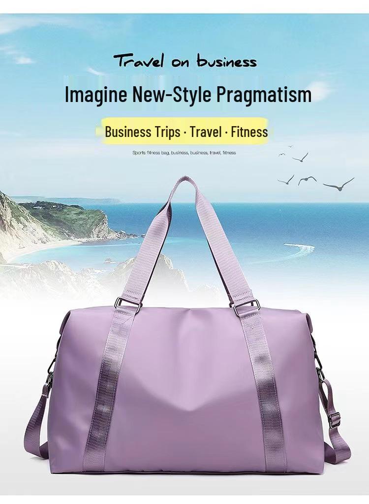 Women's Large Capacity Fitness & Yoga Travel Bag with Wet/Dry Separation