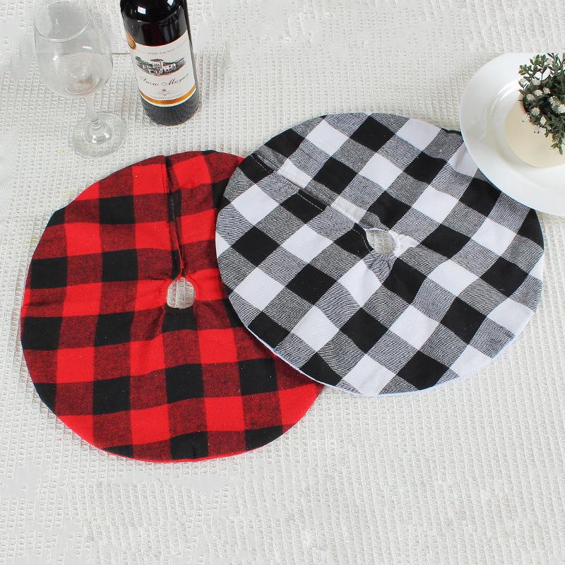 Hot Selling Christmas Tree Decoration Mini White Hair Tree Skirt