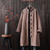 Women's Retro Mid-Length Cotton Jacket - Thick, Warm, Loose-Fit Winter Coat for 2026