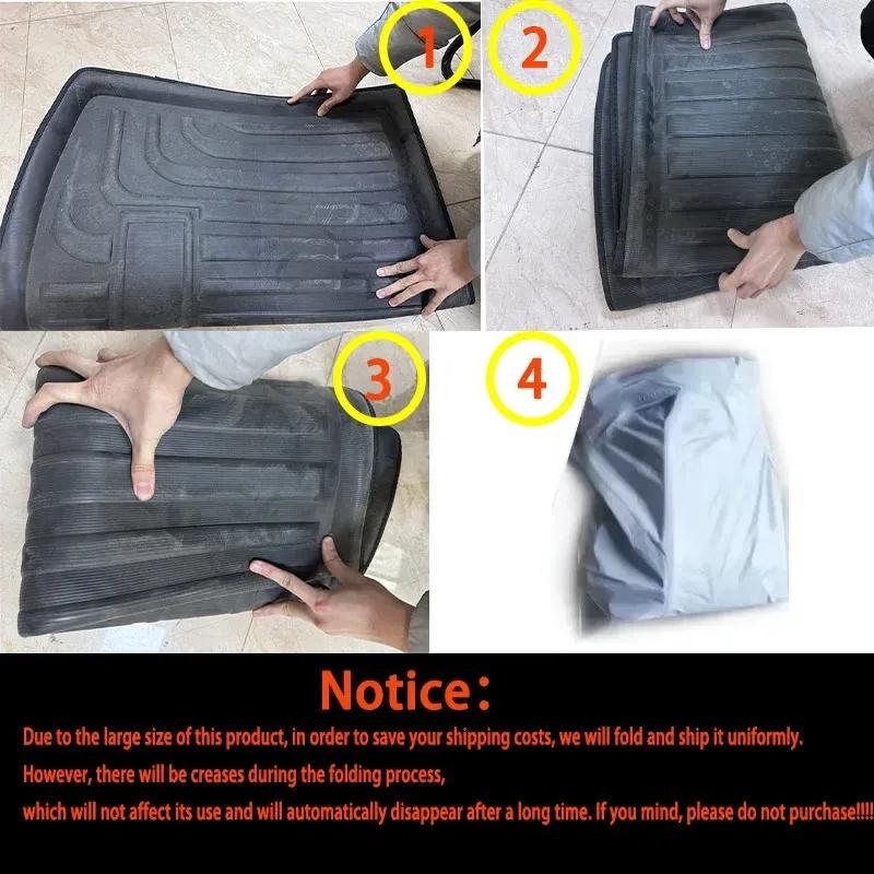 For Nissan Micra March K13 2010-2015 2012 EVA Car Rear Trunk Mat Anti-Slip Waterproof Protective Storage Pad Carpet Accessories