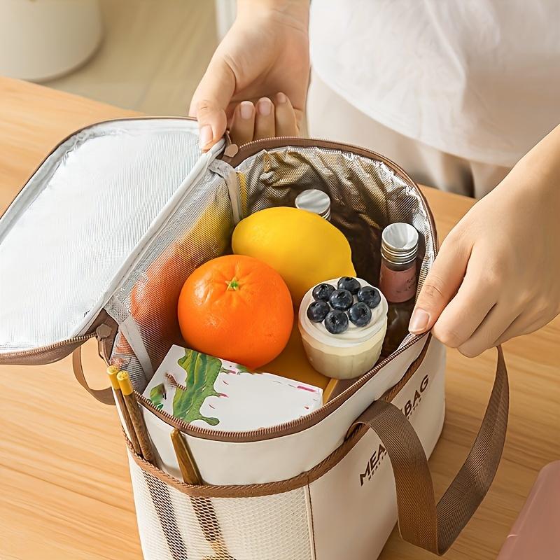 1pc of White Oxford Cloth Tote Storage Bag, a Set of Three Large Capacity Foldable Storage Bags, Perfect for Back-To-School Supplies