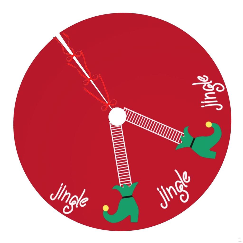 Weihnachtsbaumdecke 35" Bedruckte Matte Basisabdeckung für Innen