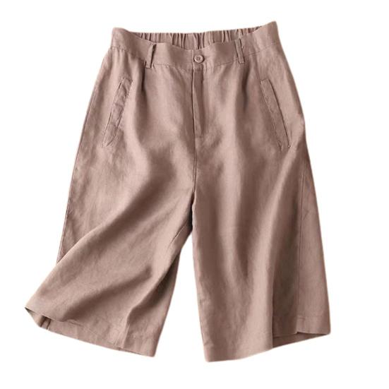 

Шорты с эластичной резинкой на талии, спортивные повседневные стильные женские шорты с высокой талией, женская одежда 2XL хаки