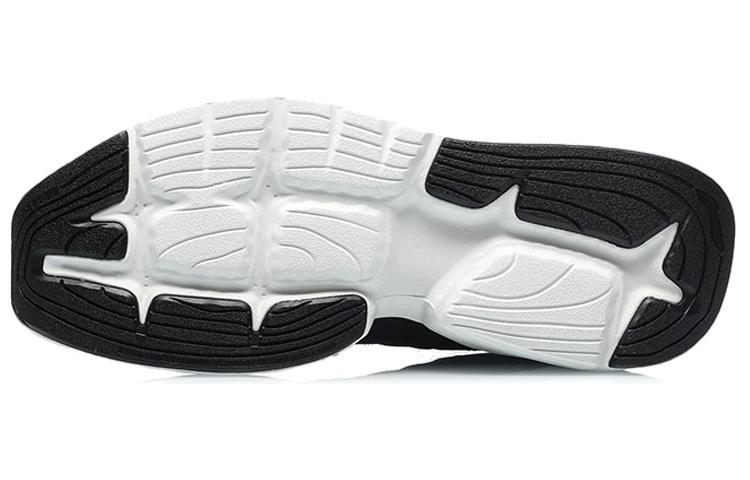 Li Ning Essence Way Of Wade Cushioning Slip Resistant Abrasion Resistant Mid top Basketball Shoes Unisex Black White AGBQ035-4