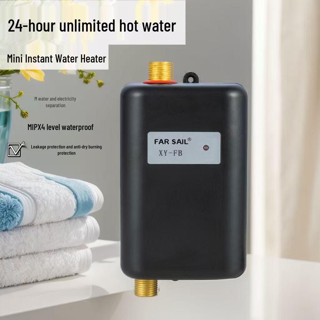 Compact Instant Electric Water Heater for Kitchen & Bathroom - Quick Heating, Constant Temperature, Energy Efficient