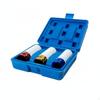 1/2 Inch Drive Thin Wall Set NonMarring Shielded Wheel Heavy Duty ColorCoded Lug Nut Sockets for