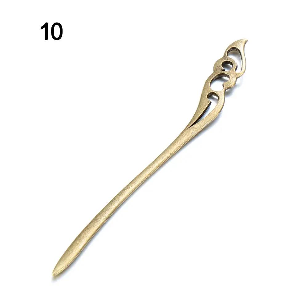 Hair Care Fashion Hair Accessories Vintage Metallic Styling Tools Vintage Hair Sticks Hairpin Hair Clip Bronze Hairpins