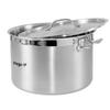 Mittlerer Catering-Topf mit Deckel Mega-M Pro 44L Dia. 45 cm x H 28 cm N