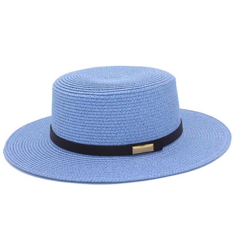 Hot-selling Women's Dome Fashion Top Hat Simple Vacation Beach Sun Protection Hat Versatile Sun Hat Straw Hat