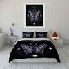 Butterfly Trio Art Decor Set Soft Skin-Friendly Bedding Set Includes 1 Duvet Cover And 2 Pillowcase Gift