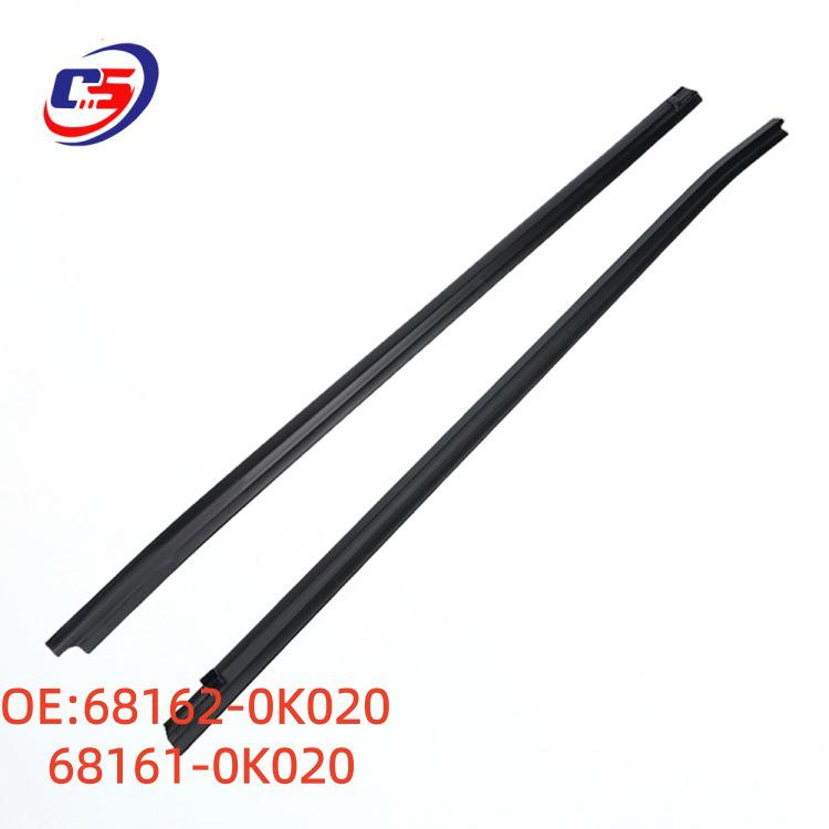 2005 Hilux 2-Door Exterior Glass Weatherstrip Water Deflector (68161-0K020, 68162-0K020)