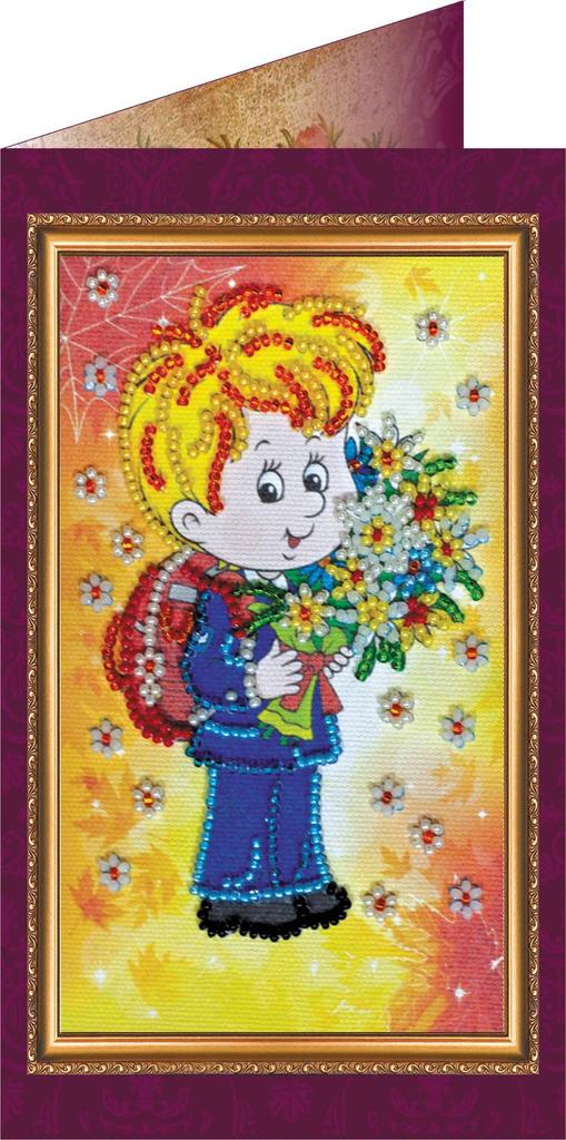 Bead Embroidery Kit Abris Art Postcard Holidays 140x84mm