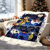 Coraline Pattern Blanket for Home Decoration, Bed, Sofa, Car Travel, Camping, Suitable for All Seasons, Birthday Christmas Gift