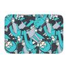 Hatsuned Mikues Cartoon Front Door Mat Anti-Slip Indoor Welcome Quick Dry Doormat Living Room  Entrance Rug Carpet Footpad