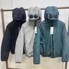 Trendy Brand Hooded Eyewear Jacket with Cotton Padding - Warm and Stylish